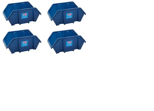 Stack nest plastic bins - &,